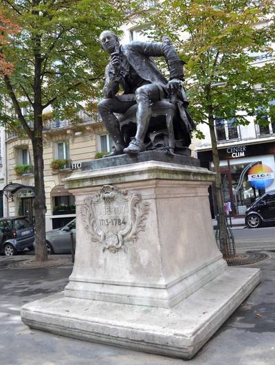 Памятник Дидро в Париже.