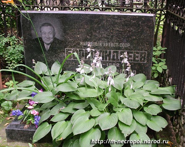 Памятник Борис Федорович Андреев (grave Boris Andreev) .